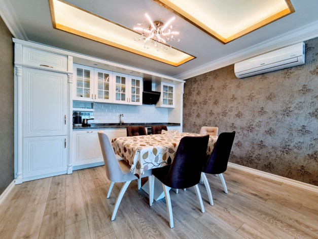 Квартира 2+1 с видом на море в одном из лучших комплексов Алании, 100 м2 - Ракурс 19