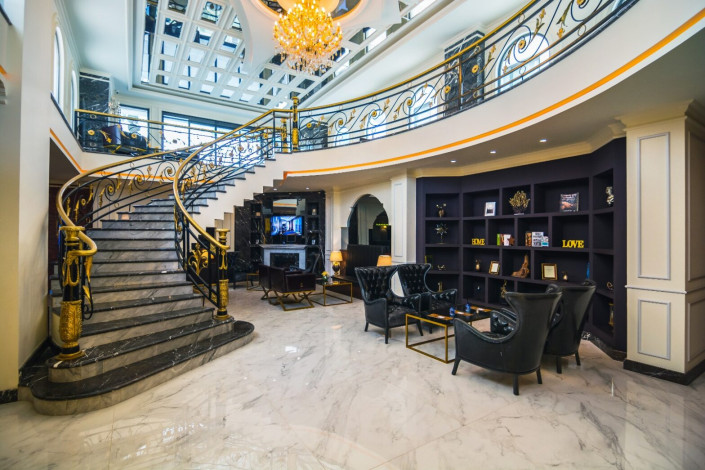 Квартира 2+1 с видом на море в одном из лучших комплексов Алании, 100 м2 - Ракурс 64