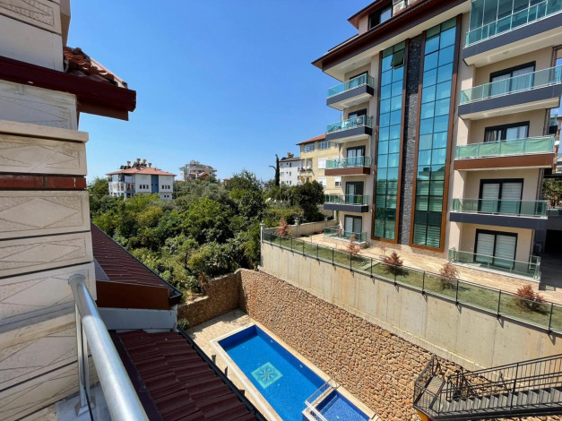 Квартира 3+1 в районе Кестель с частичным видом на море, 250 м2 - Ракурс 19