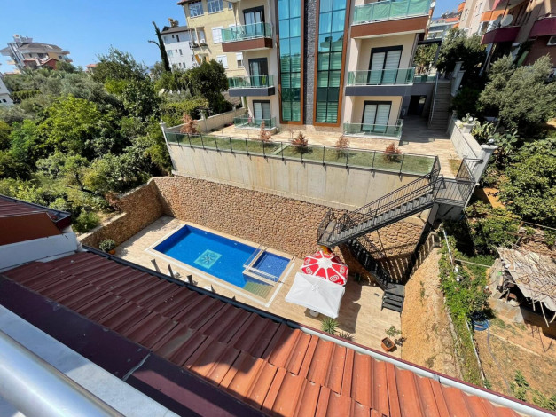 Квартира 3+1 в районе Кестель с частичным видом на море, 250 м2 - Ракурс 21