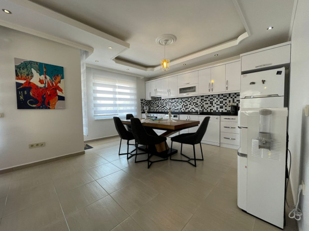 Квартира 3+1 в районе Кестель с частичным видом на море, 250 м2 - Ракурс 61