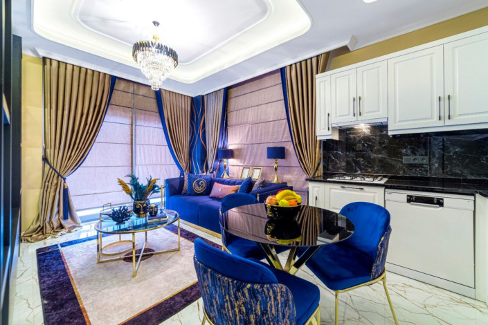 Квартира 1+1 в районе Оба в комплексе с развитой инфраструктурой,  56м2 - Ракурс 7