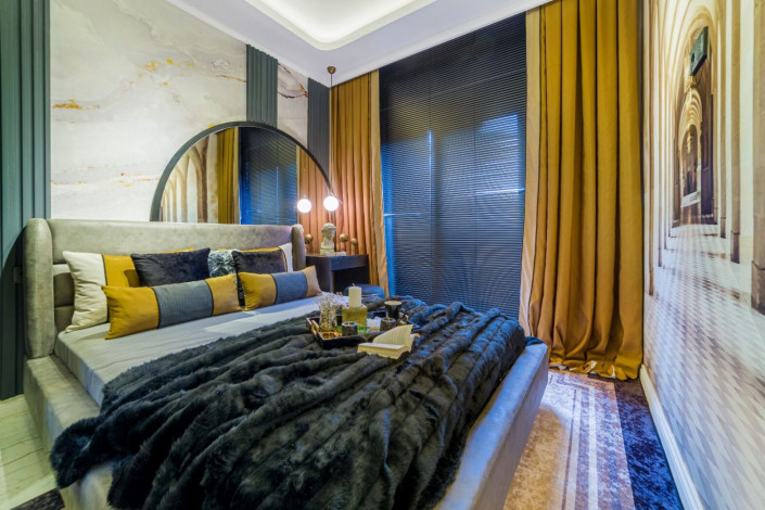 Квартира 1+1 в районе Оба в комплексе с развитой инфраструктурой,  56м2 - Ракурс 9