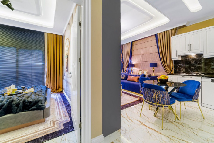 Квартира 1+1 в районе Оба в комплексе с развитой инфраструктурой,  56м2 - Ракурс 11