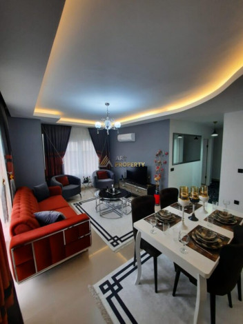 Апартаменты 2+1 с новой мебелью и бытовой техникой рядом с морем в Махмутлар, 70м2 - Ракурс 19