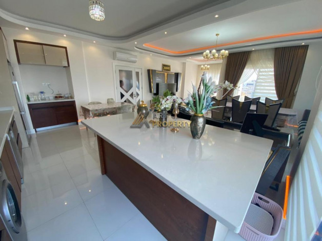 Полностью меблированная квартира в комплексе премиум класса в районе Махмутлар, 186м - Ракурс 11