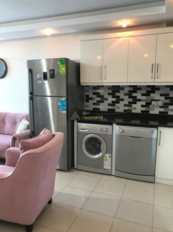 Полностью меблированная двухкомнатная квартира в районе Тосмур, 70 м2 - Ракурс 11