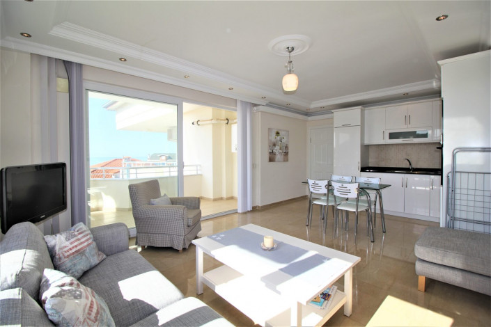 Четырехкомнатный полностью меблированный дуплекс в районе Конаклы, 130 м2 - Ракурс 9