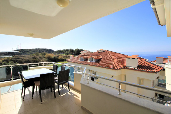 Четырехкомнатный полностью меблированный дуплекс в районе Конаклы, 130 м2 - Ракурс 11