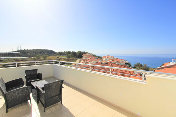 Четырехкомнатный полностью меблированный дуплекс в районе Конаклы, 130 м2 - Ракурс 25