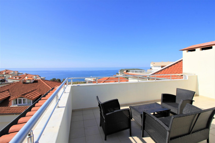 Четырехкомнатный полностью меблированный дуплекс в районе Конаклы, 130 м2 - Ракурс 27