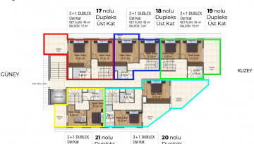 Новый проект на этапе строительства в центре Махмутлара, 38-161м2 - Ракурс 9