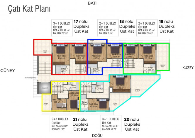 Новый проект на этапе строительства в центре Махмутлара, 38-161м2 - Ракурс 8