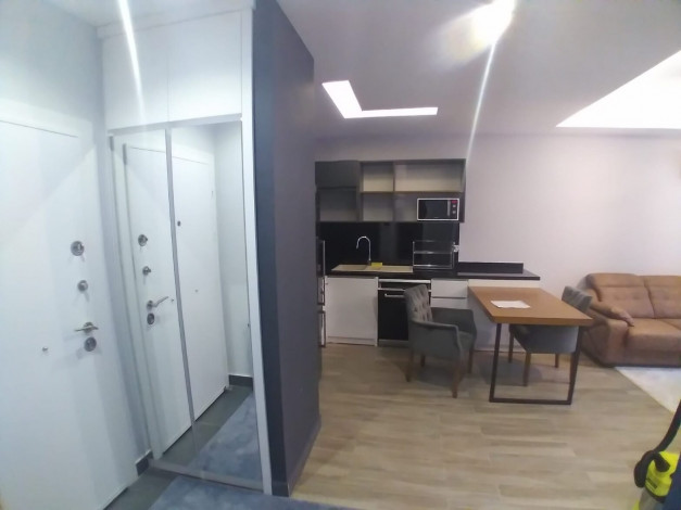 Квартира 1+1 в новом доме в 250 м от моря в Махмутлар, 60 м2 - Ракурс 9