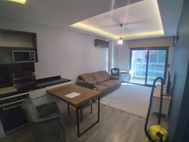 Квартира 1+1 в новом доме в 250 м от моря в Махмутлар, 60 м2 - Ракурс 12