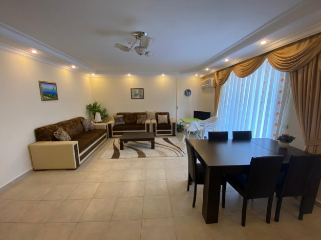 Квартира 2+1 большой планировки с мебелью в Махмутларе, 120 м2 - Ракурс 12