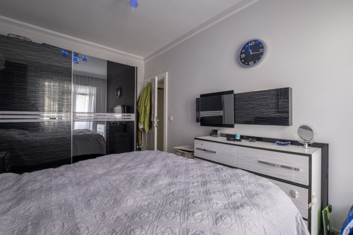 Квартира 2+1 на первой линии пляжа Клеопатры возле пещеры Дамлаташ, 105 м2 - Ракурс 6