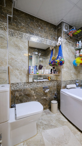 Квартира 2+1 на первой линии пляжа Клеопатры возле пещеры Дамлаташ, 105 м2 - Ракурс 10