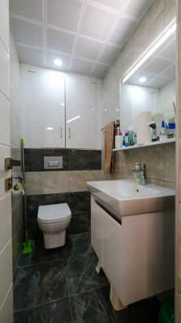 Квартира 2+1 на первой линии пляжа Клеопатры возле пещеры Дамлаташ, 105 м2 - Ракурс 12