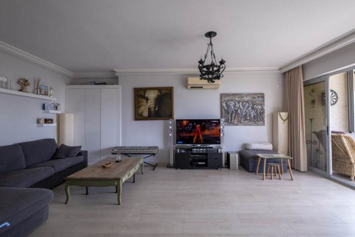 Квартира 2+1 на первой линии пляжа Клеопатры возле пещеры Дамлаташ, 105 м2 - Ракурс 13