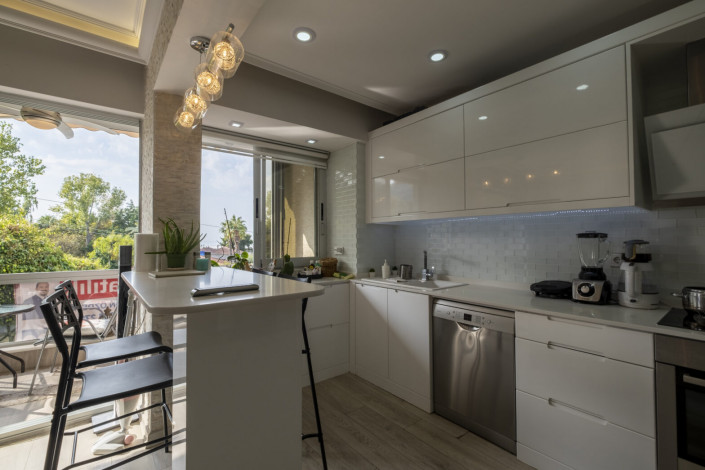 Квартира 2+1 на первой линии пляжа Клеопатры возле пещеры Дамлаташ, 105 м2 - Ракурс 19