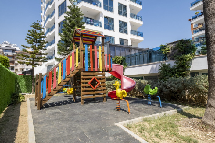 Квартира 1+1 в центре Алании в одном из лучших комплексов с развитой инфраструктурой, 55 м2 - Ракурс 3