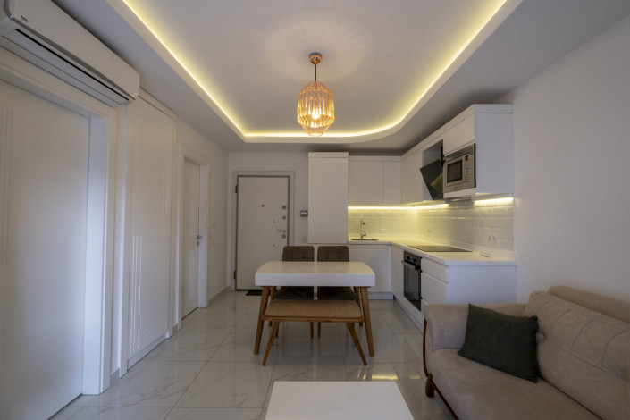 Квартира 1+1 в центре Алании в одном из лучших комплексов с развитой инфраструктурой, 55 м2 - Ракурс 46