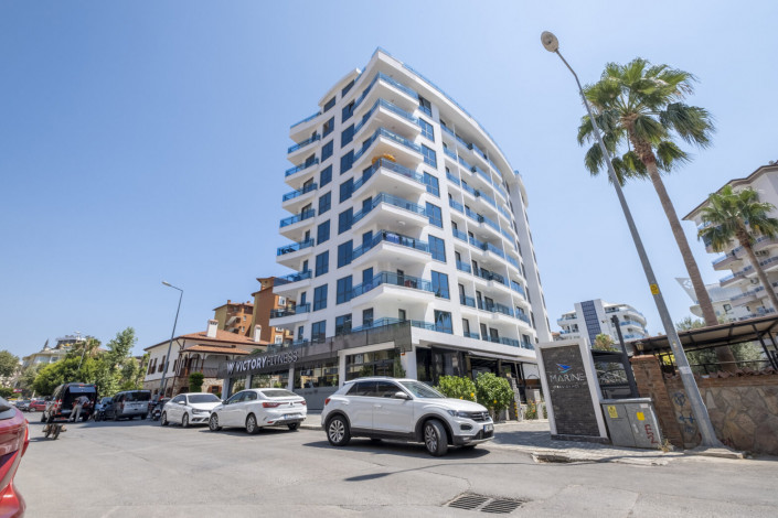 Квартира 1+1 в центре Алании в одном из лучших комплексов с развитой инфраструктурой, 55 м2 - Ракурс 57