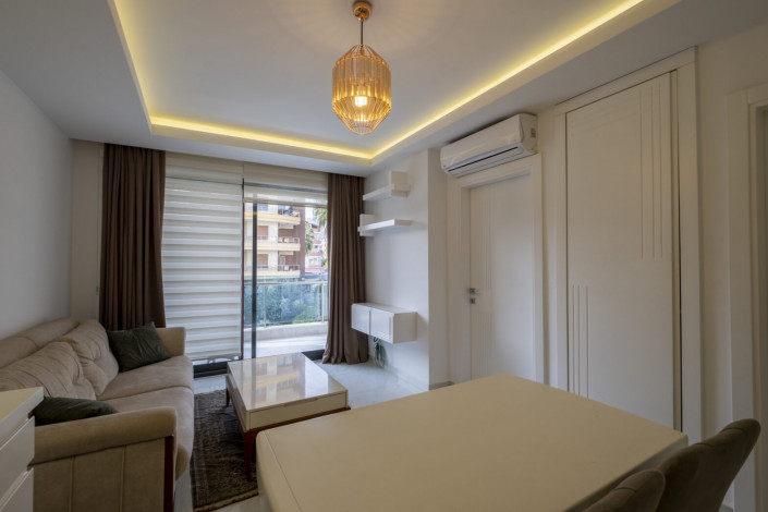 Квартира 1+1 в центре Алании в одном из лучших комплексов с развитой инфраструктурой, 55 м2 - Ракурс 58