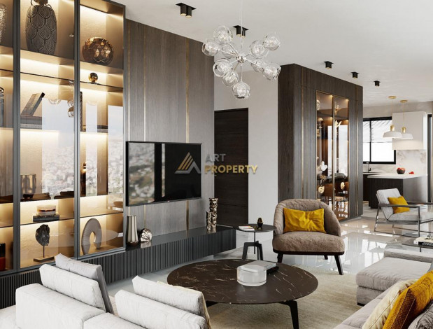 Строящийся комплекс вилл планировки 5+1 под гражданство с панорамными видами на море и крепость Аланьи, 255 м2 - Ракурс 4