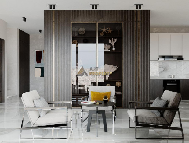 Строящийся комплекс вилл планировки 5+1 под гражданство с панорамными видами на море и крепость Аланьи, 255 м2 - Ракурс 8