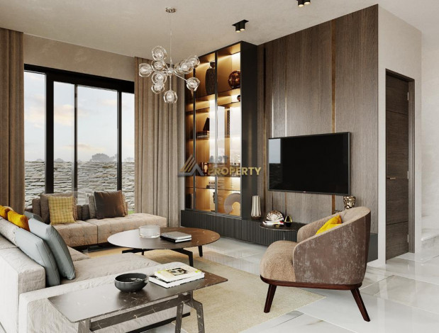 Строящийся комплекс вилл планировки 5+1 под гражданство с панорамными видами на море и крепость Аланьи, 255 м2 - Ракурс 10