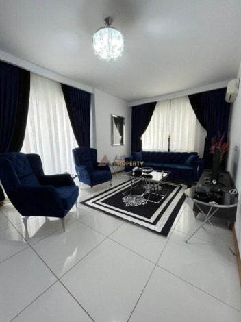 Меблированная двухкомнатная квартира с люксовой бытовой техникой в комплексе в районе Махмутлар, 55 м2 - Ракурс 3