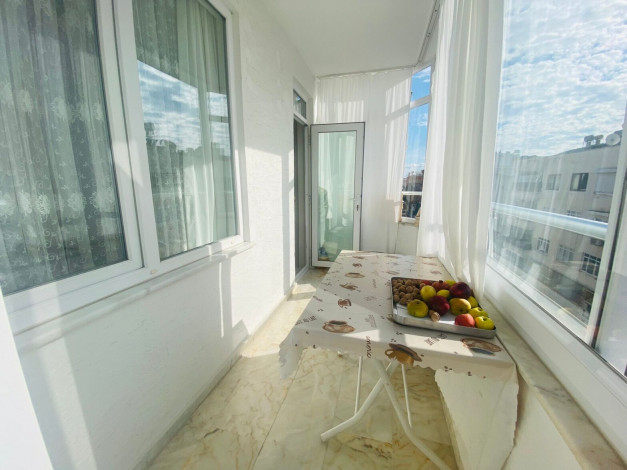 Трехкомнатная квартира в 200 метрах от пляжа в центре города Аланья, 125 м2 - Ракурс 5