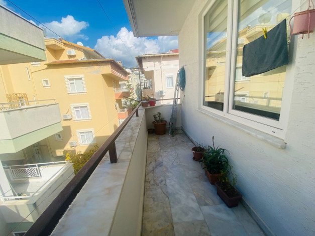 Трехкомнатная квартира в 200 метрах от пляжа в центре города Аланья, 125 м2 - Ракурс 6