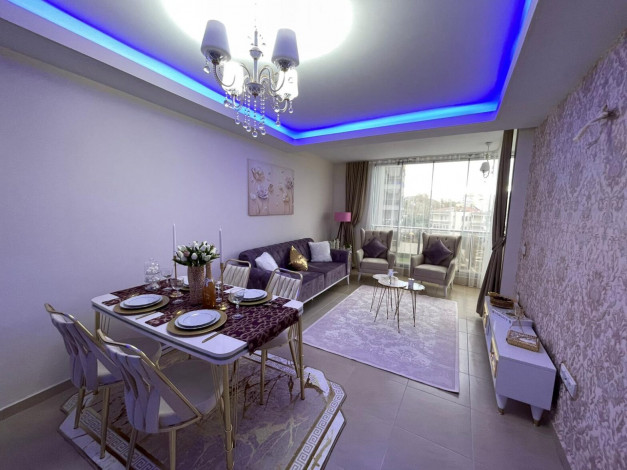 Меблированная трехкомнатная квартира в 400 метрах от Средиземного моря в районе Махмутлар, 110м2 - Ракурс 26