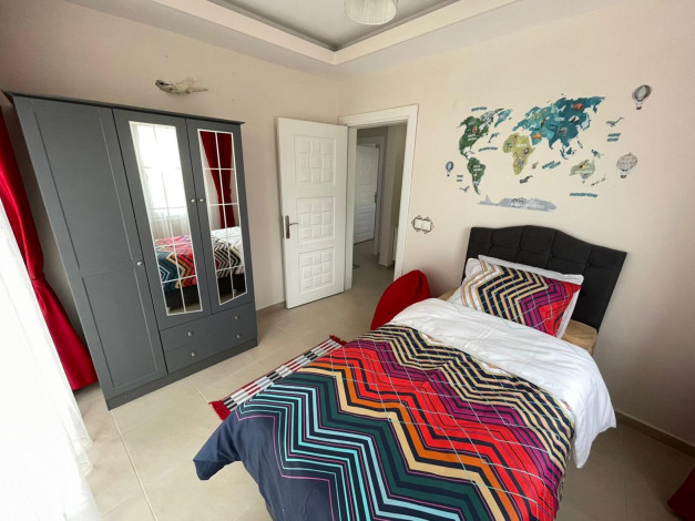 Меблированная трехкомнатная квартира в 400 метрах от Средиземного моря в районе Махмутлар, 110м2 - Ракурс 28