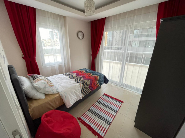 Меблированная трехкомнатная квартира в 400 метрах от Средиземного моря в районе Махмутлар, 110м2 - Ракурс 29