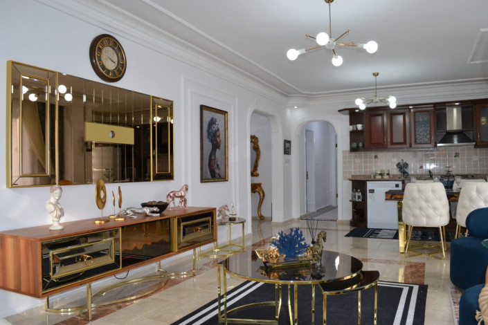 Четырехкомнатная квартира на улице Барбаросса района Махмутлар с частичным видом на море и горы, 130 м2 - Ракурс 6