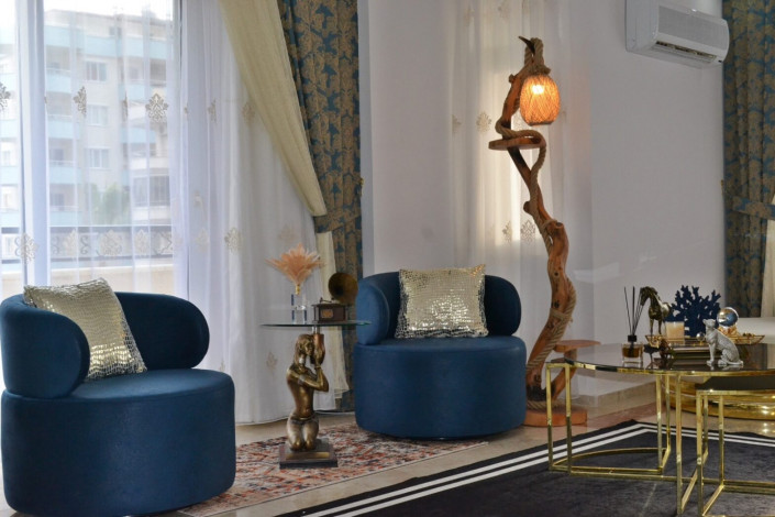 Четырехкомнатная квартира на улице Барбаросса района Махмутлар с частичным видом на море и горы, 130 м2 - Ракурс 7