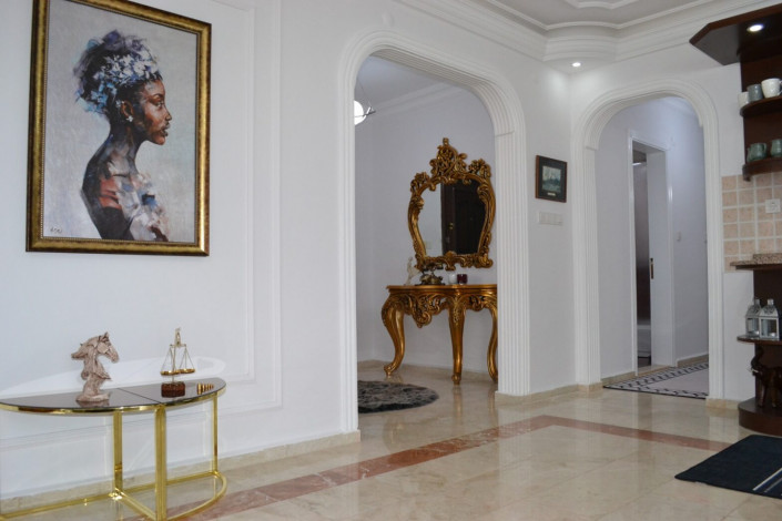 Четырехкомнатная квартира на улице Барбаросса района Махмутлар с частичным видом на море и горы, 130 м2 - Ракурс 8