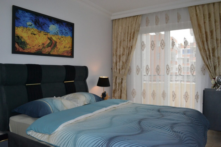 Четырехкомнатная квартира на улице Барбаросса района Махмутлар с частичным видом на море и горы, 130 м2 - Ракурс 11