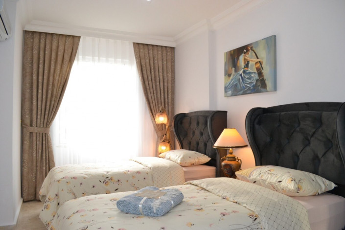 Четырехкомнатная квартира на улице Барбаросса района Махмутлар с частичным видом на море и горы, 130 м2 - Ракурс 15