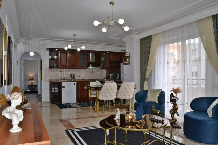 Четырехкомнатная квартира на улице Барбаросса района Махмутлар с частичным видом на море и горы, 130 м2 - Ракурс 23