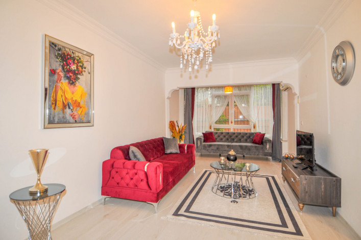 Трехкомнатная квартира с красивой мебелью в 250 метрах от моря в Махмутлар, 100 м2 - Ракурс 19