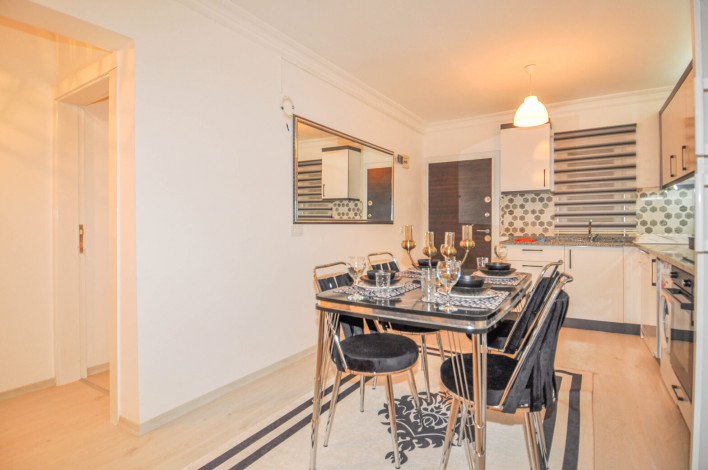 Трехкомнатная квартира с красивой мебелью в 250 метрах от моря в Махмутлар, 100 м2 - Ракурс 26