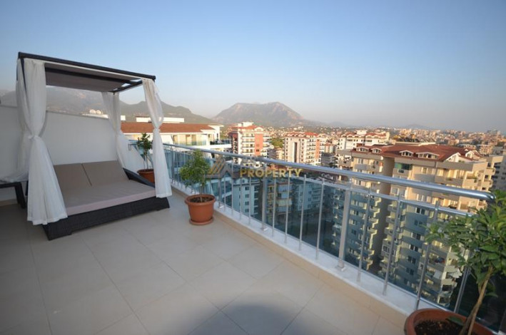 Дуплекс 3+1 на высоком этаже с красивым видом в районе Джикджилли, 160 м2 - Ракурс 42