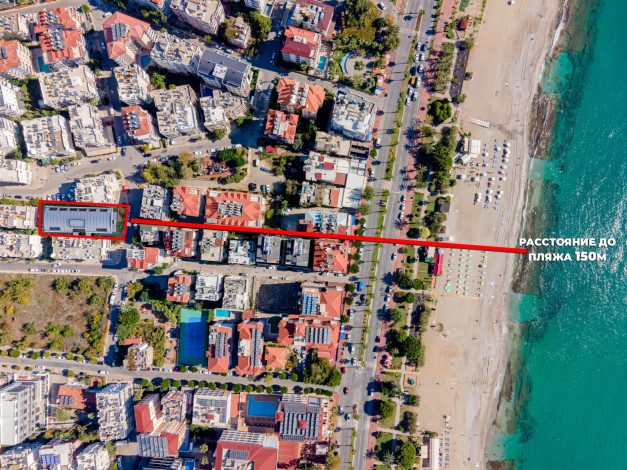 Новый комплекс на этапе строительства в центральной части Алании, 51-165 м2 - Ракурс 6