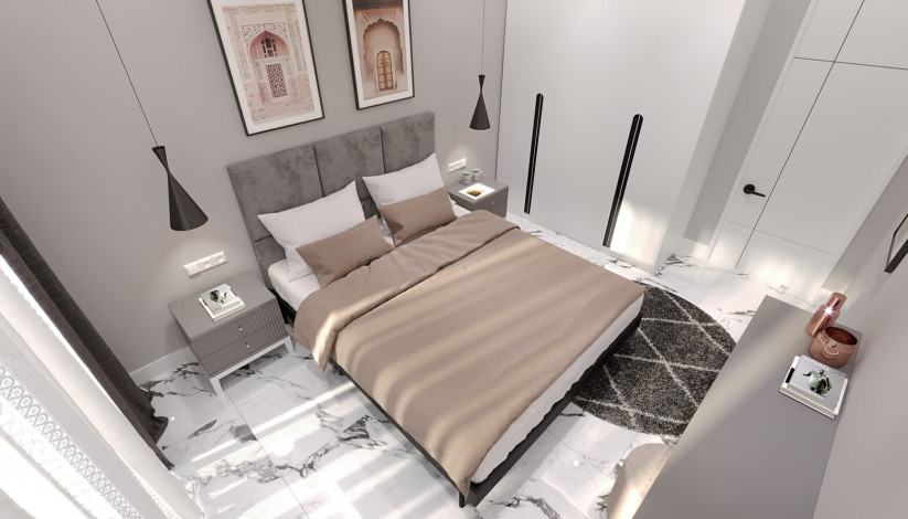 Комплекс на этапе строительства в живописном месте района Махмутлар, 45-95 м2 - Ракурс 11