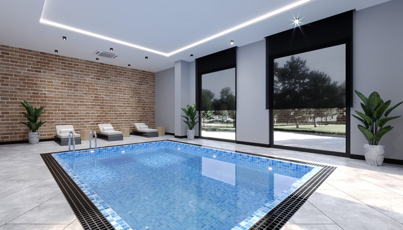 Комплекс на этапе строительства в живописном месте района Махмутлар, 45-95 м2 - Ракурс 25